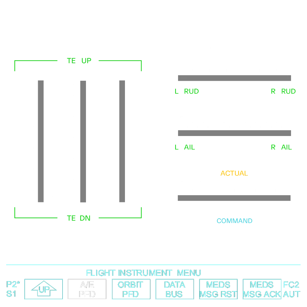 Space Shuttle Sim PFD