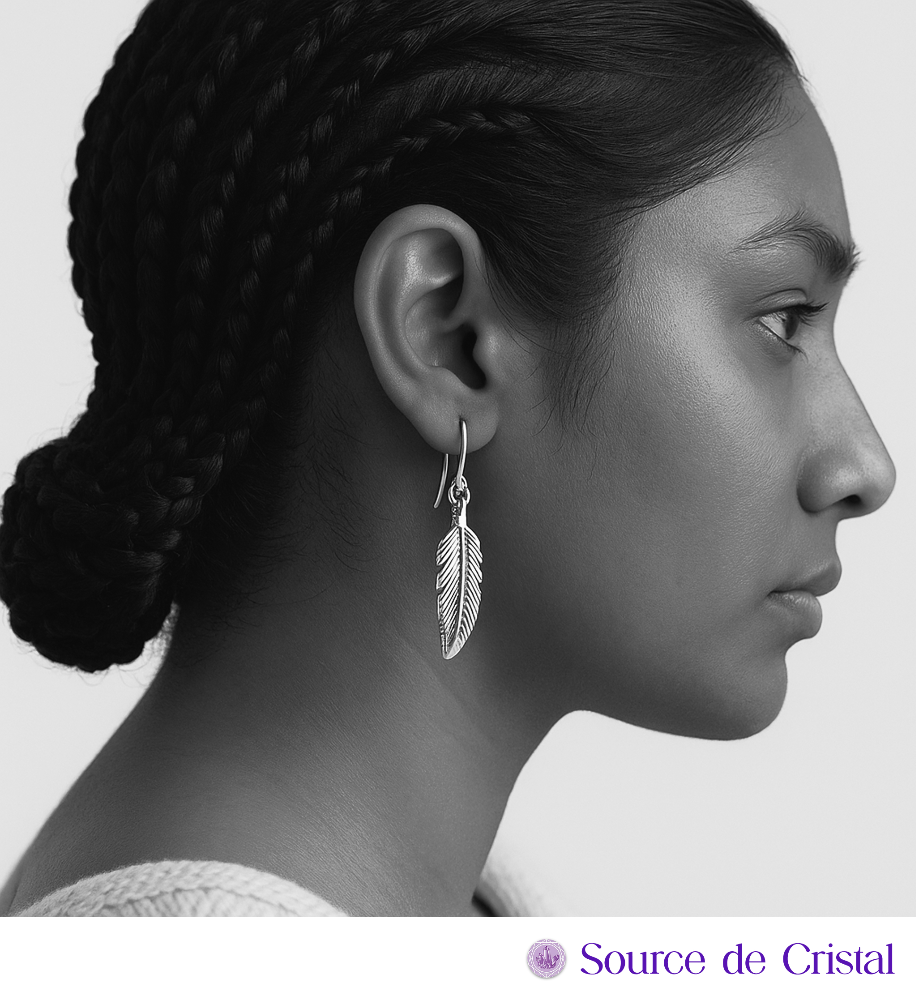 Post boucle d'oreilles argent