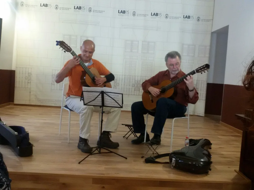 Con Manuel Barrueco