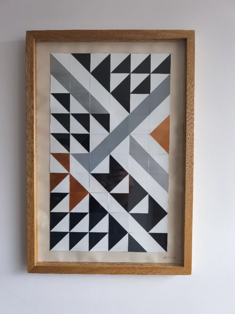 40 x 59 cm . Papel de Algodón enmarcado.