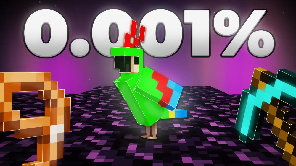 "I found the rarest pet in minecraft"