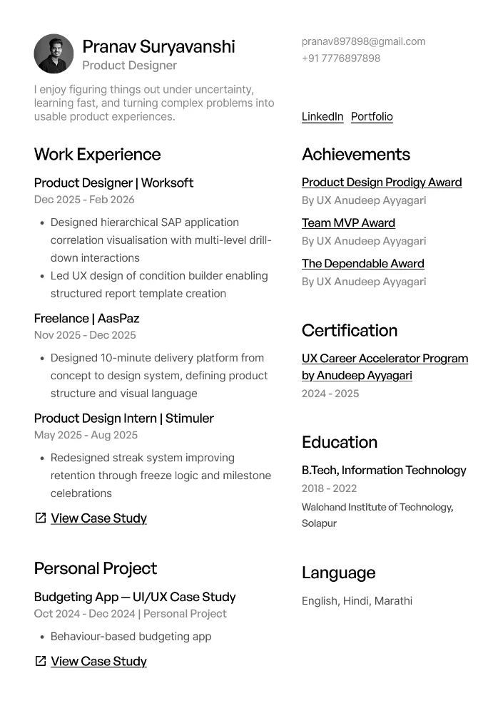 Resume