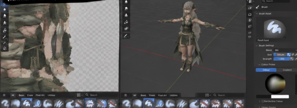 Pendant le TEXTURING