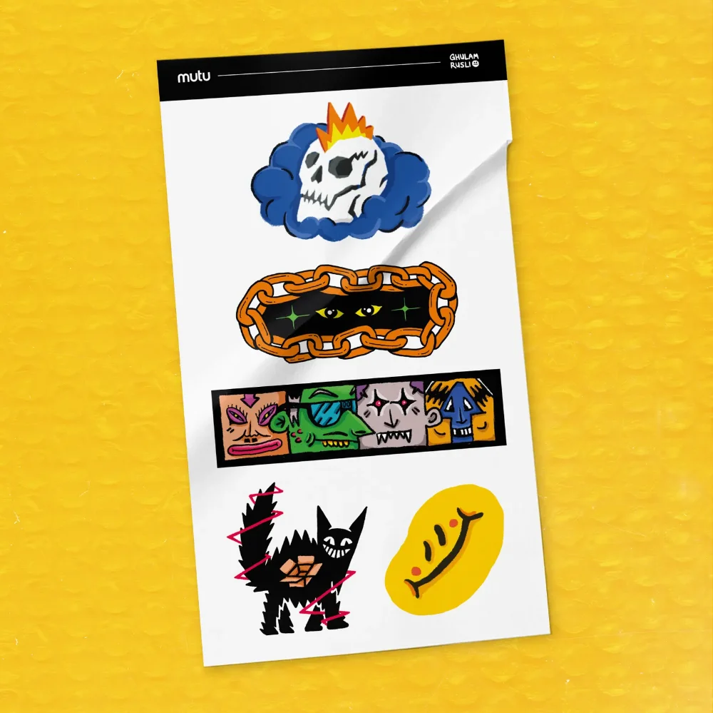 Mutu Collab Sticker