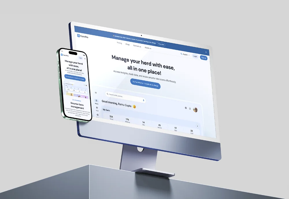 Nitara FarmPro Landing Page