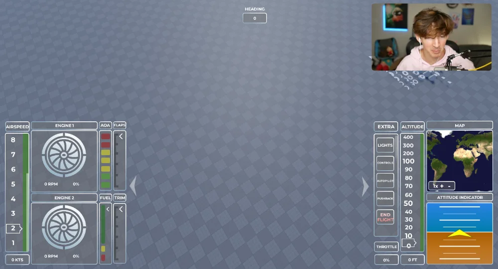 Roblox Airplane UI