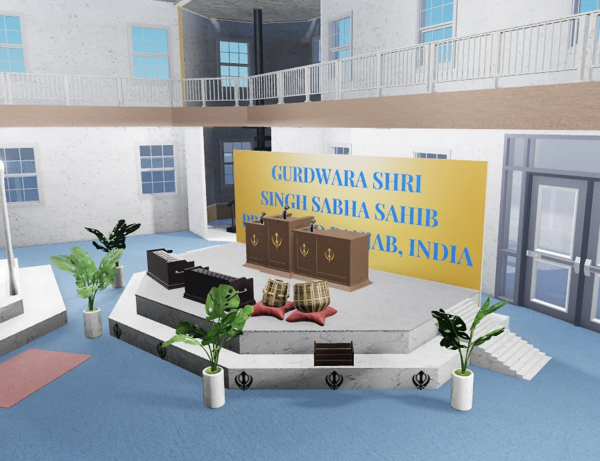 Sikh Temple Interior
