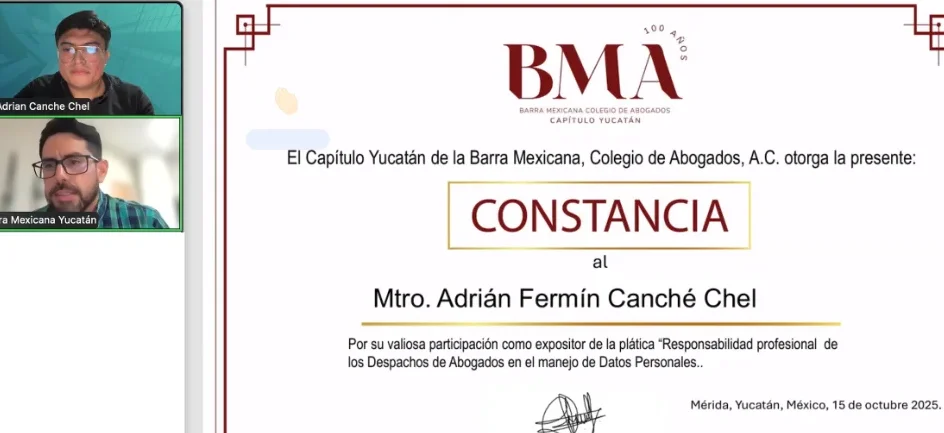 Plática en la Barra Mexicana de Abogados