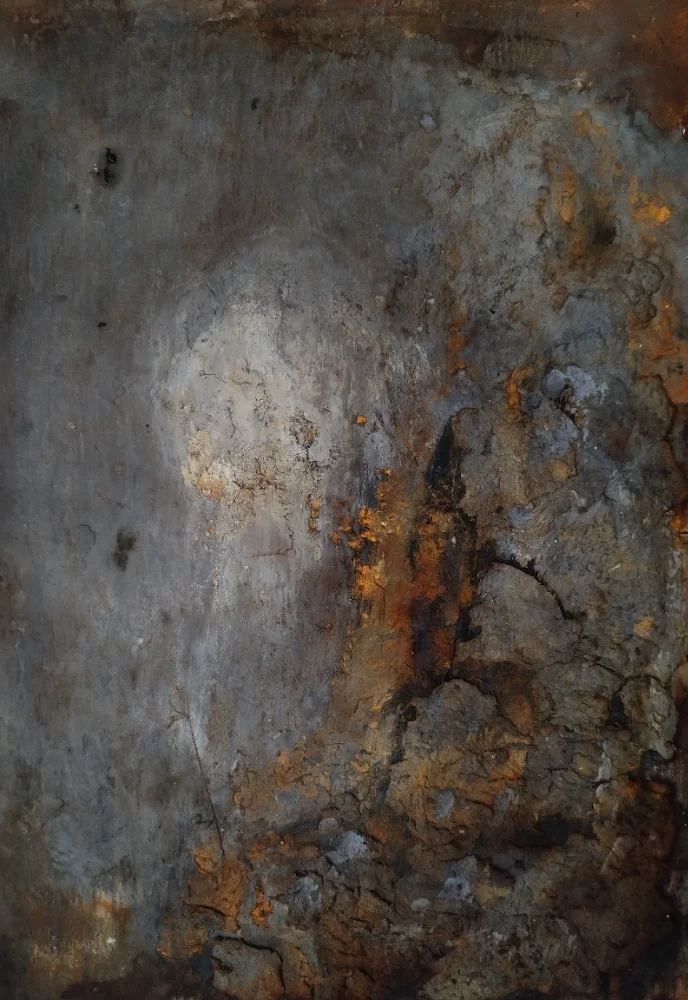 burn/ mixed media -20x38 cm