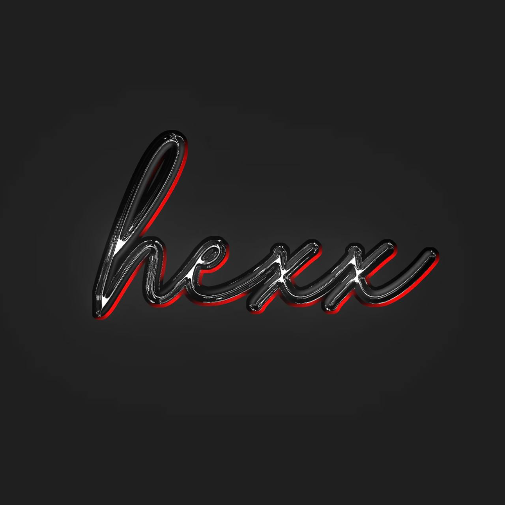 3D Glossy Typography. Concept