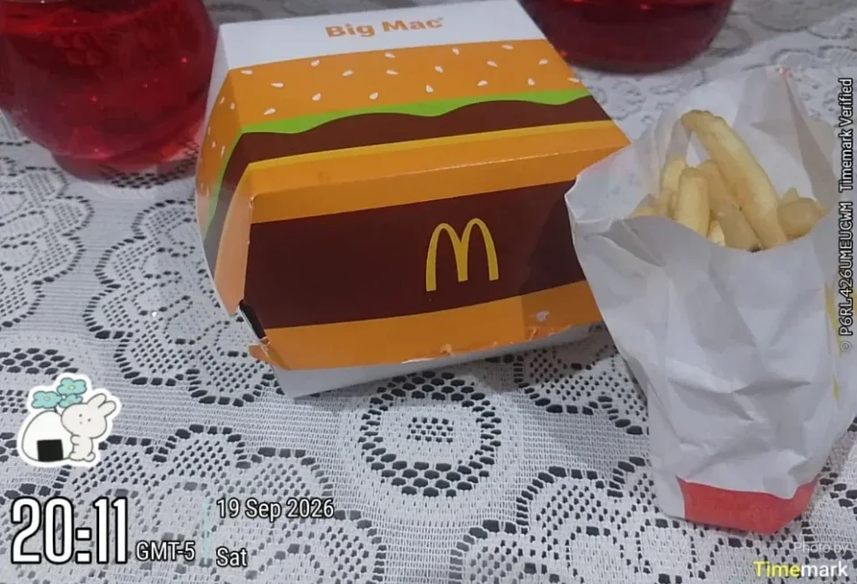 Ñam ñam, hambuga. Estuvo deliciosa, por cierto.