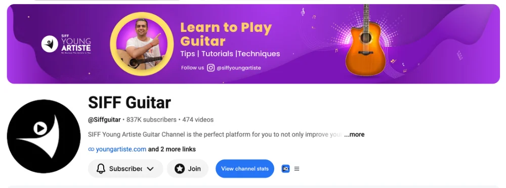 started the YT channel and took to 500K+ subs