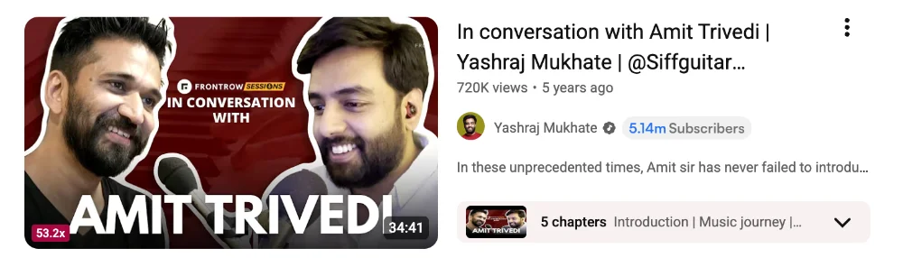 One of India's first branded podcasts IP!